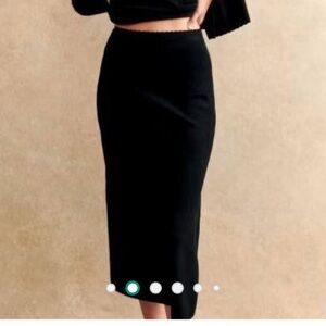 Sézane midi skirt, knit